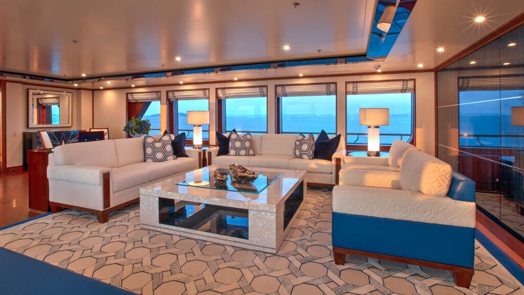 Bonville Associates Cynthia 182' Feadship Main Salon