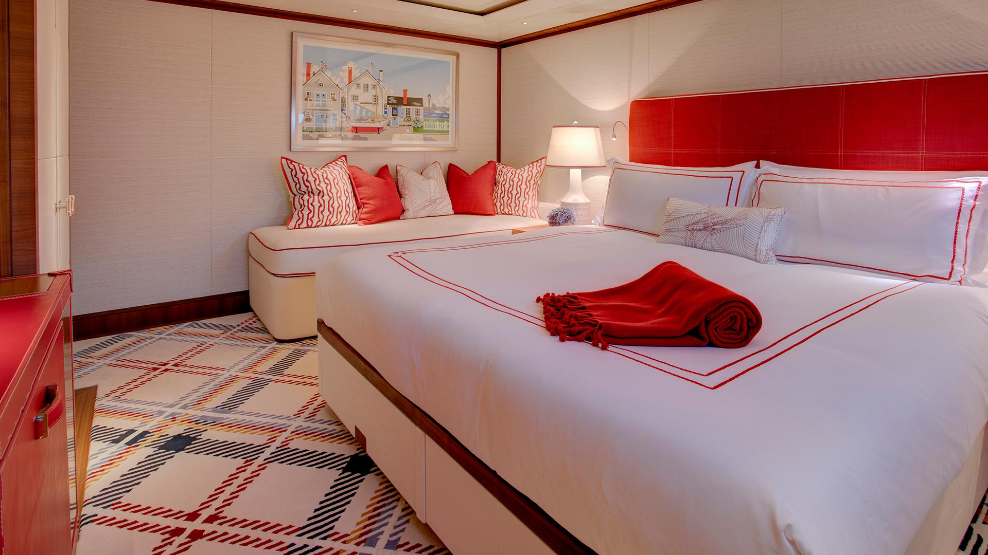 Bonville Associates Cynthia 182' Feadship Guest Stateroom